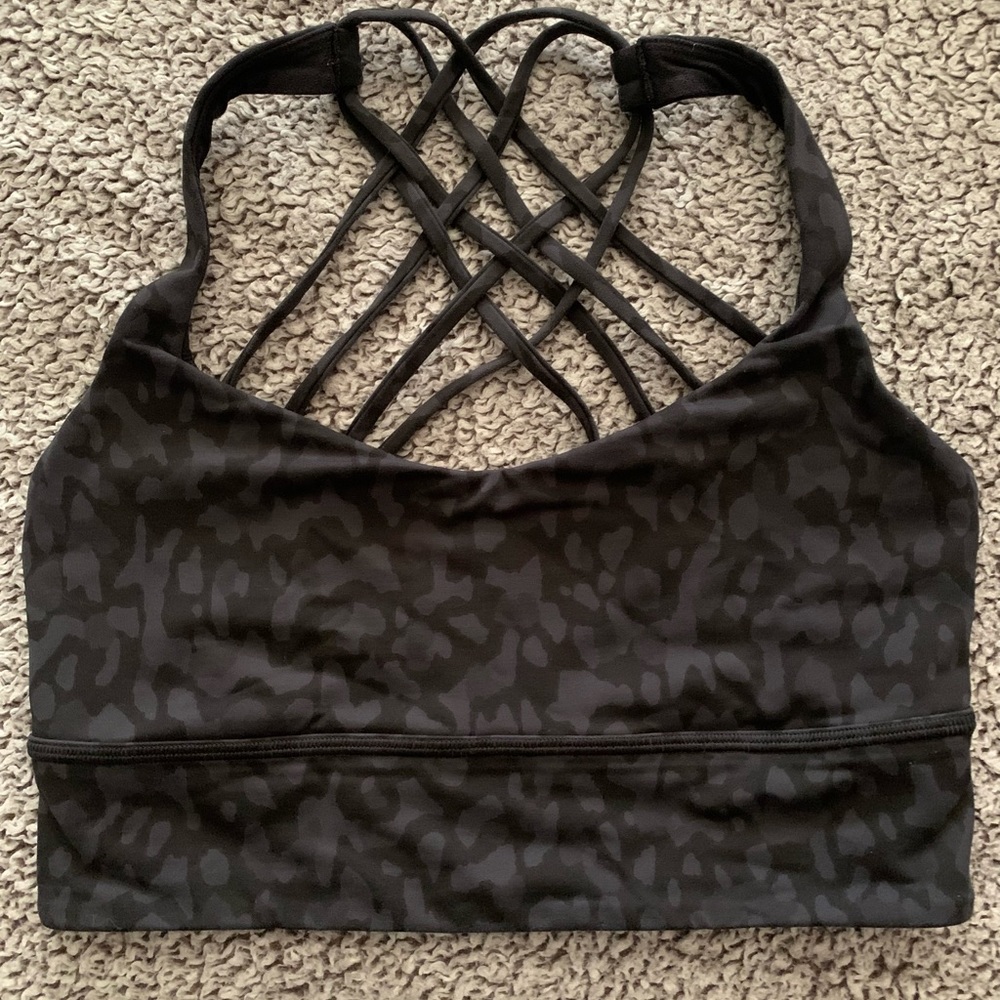 Lulu Lemon Sports bra cheetah print